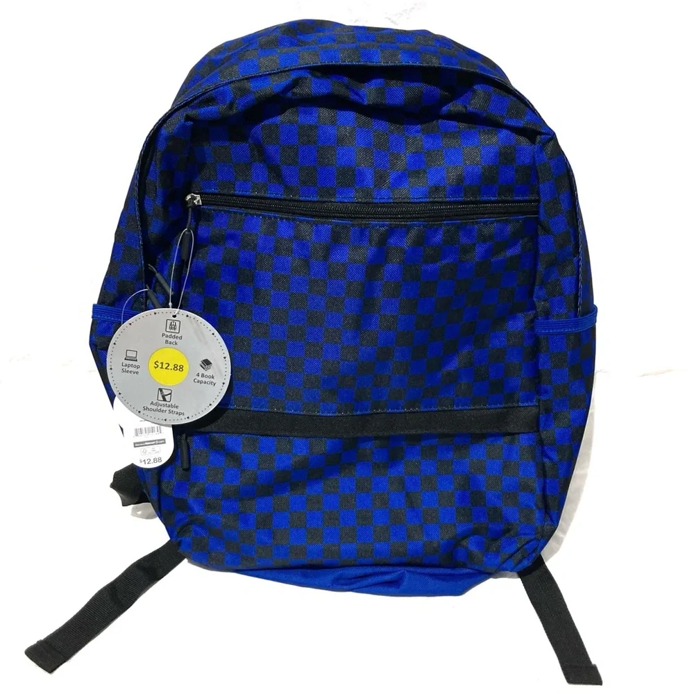 Wonder Nation Checkered Backpack - Picture 1 of 8